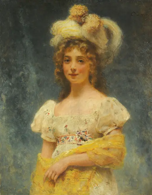Yellow shawl